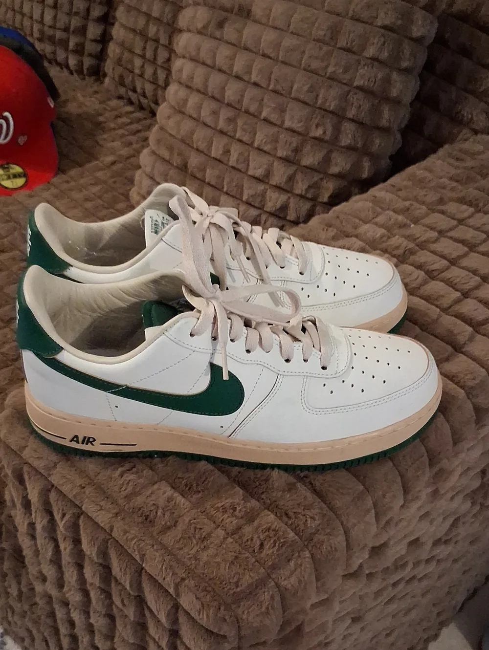 Nike Men's Low-Top Sneakers White Green